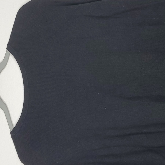 J Jill Sweater Crewneck Long Sleeve Solid Black Staple Career Fitted Womens L - Picture 8 of 10